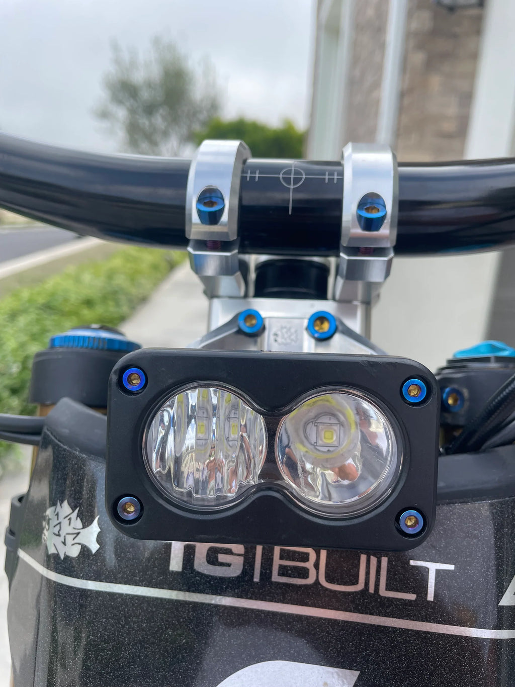 baja s2/motoparty headlight titanium