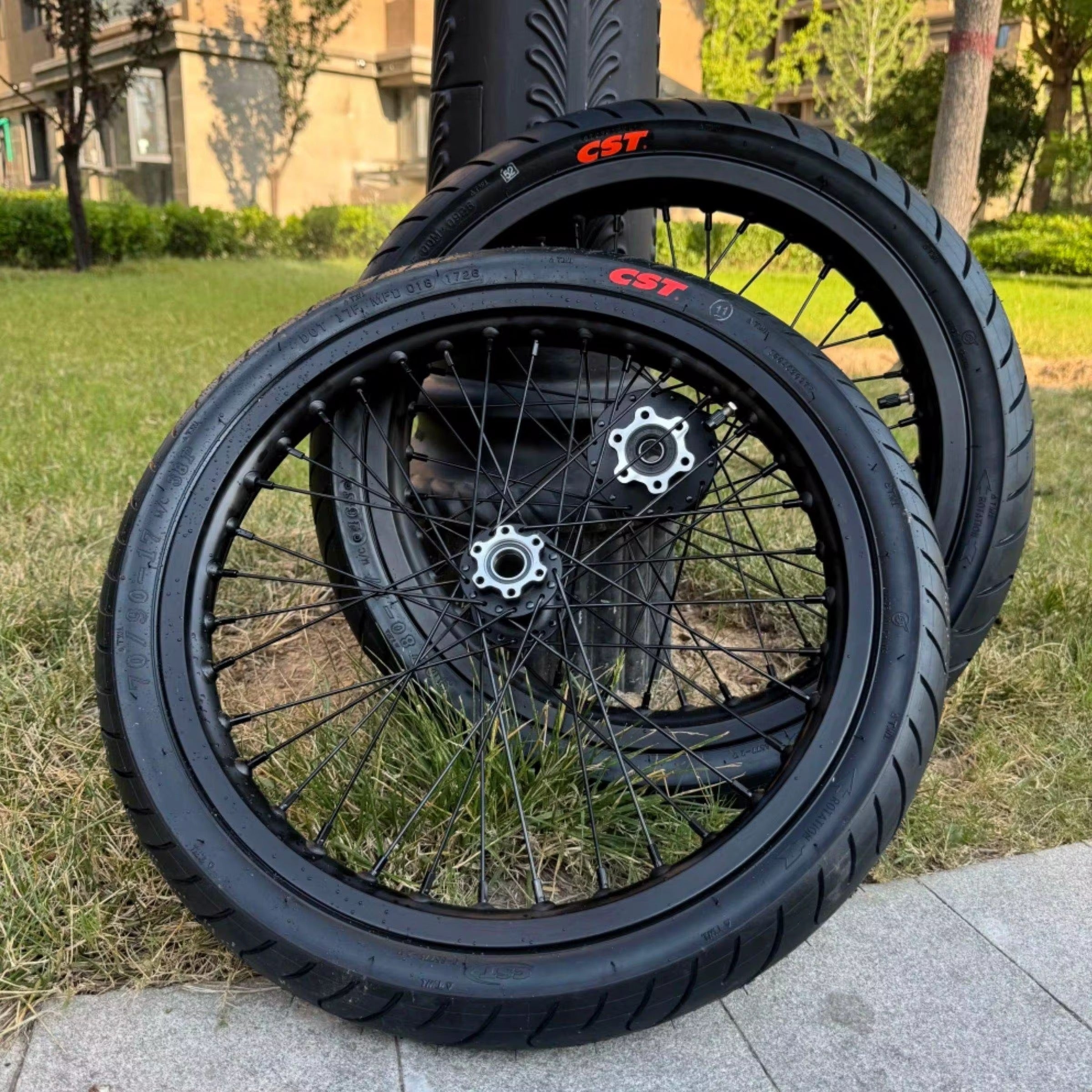 Surron/Eride pro 17” supermoto wheel set