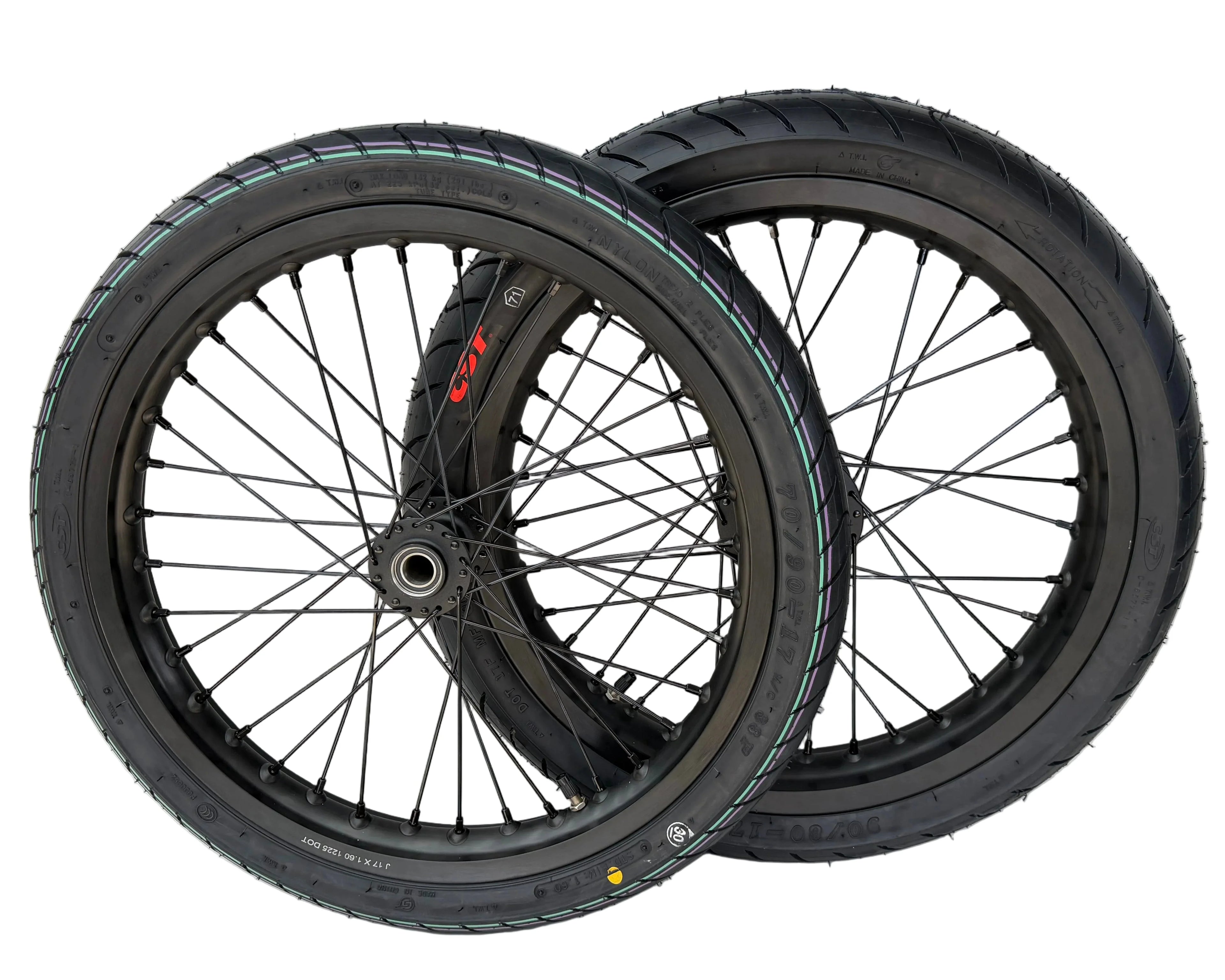 Surron/Eride pro 17” supermoto wheel set